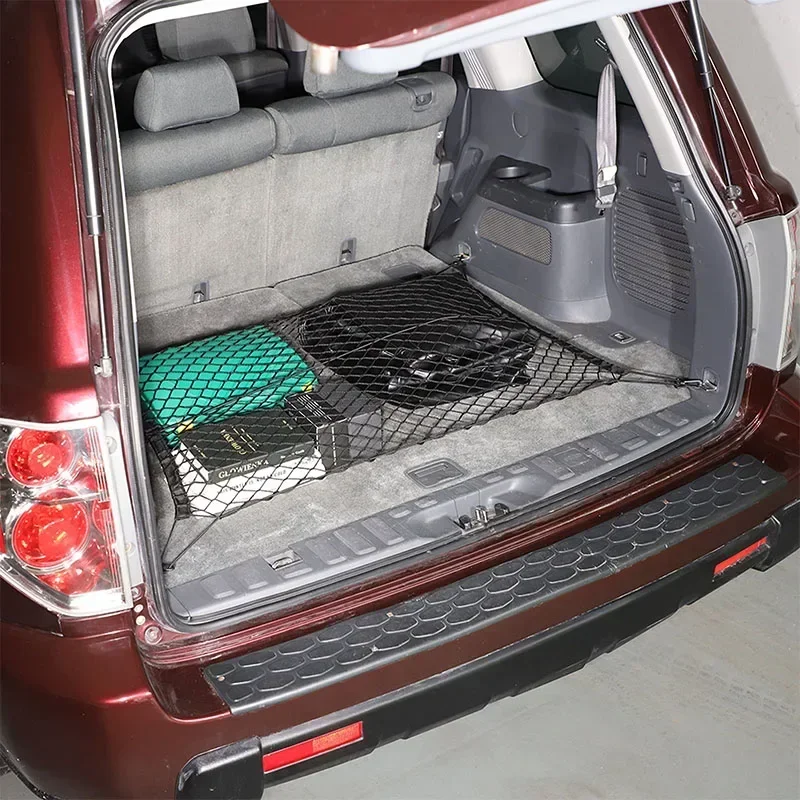 

Nylon Black Car Trunk Luggage Storage Organizer Bag Trunk Luggage Mesh Bag Car Accessories For Honda Pilot 2003-2008