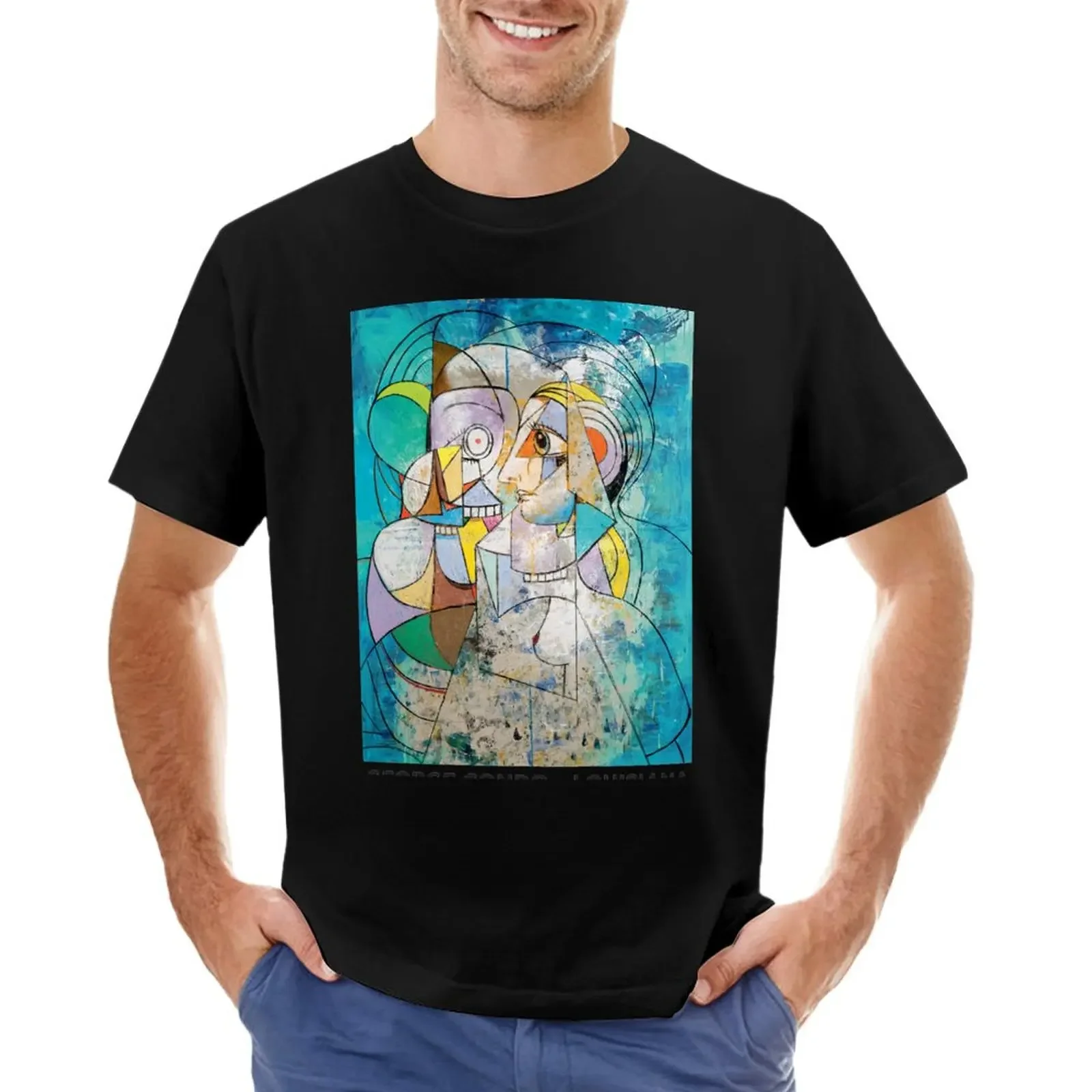 George Condo T-shirt plain customizeds quick drying Aesthetic clothing t shirts men