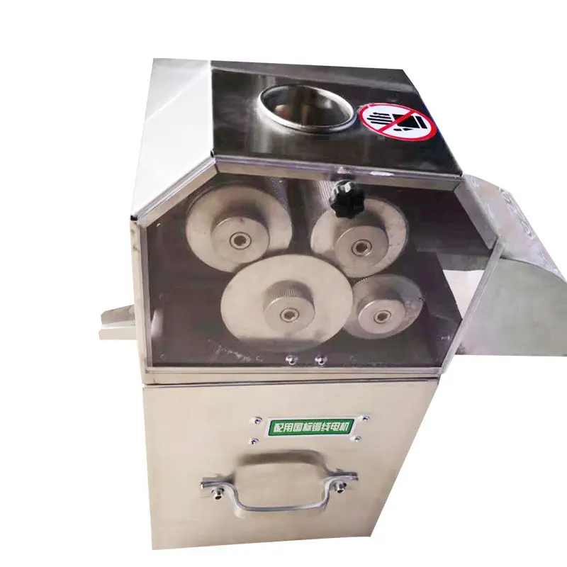 Juice Extractor Automatic Sugar Cane Juicer Commercial Press Large Desktop Stainless Steel Sugar Cane Machine