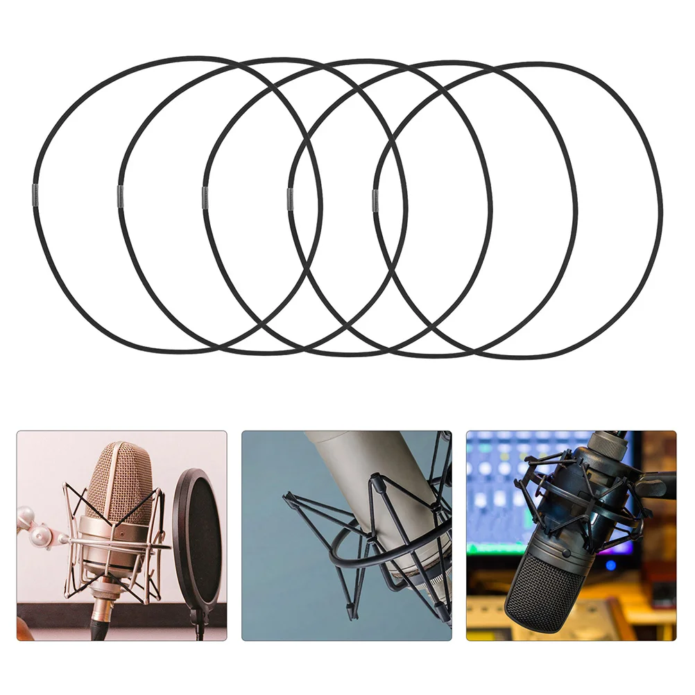 

20 Pcs Microphone Replacement Elastic Bands for Rubber Ring Shocking Mount Clamp Holder