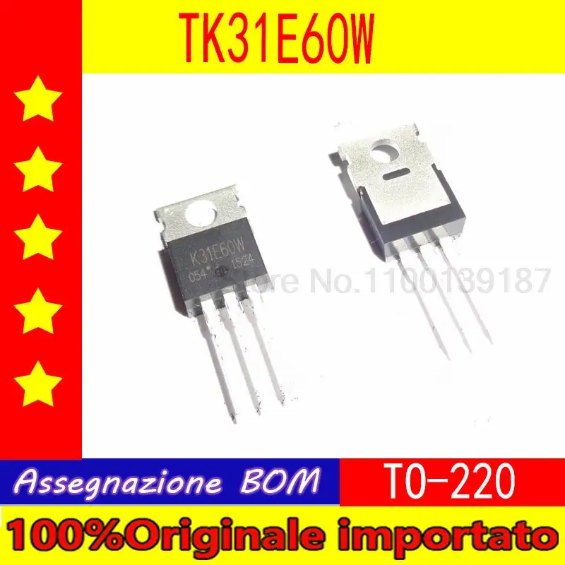 10pcs/lot  TK31A60W K31A60W TO-220F TK31E60W K31E60W TK31E60X K31E60X TO-220 TK31V60W  K31V60W QFN8X8