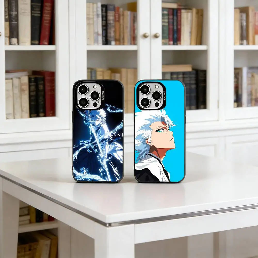 

Anime Bleach Phone Case For iPhone 17,16,15,14,13,12,11 Plus,Pro Max,XS,Colorful Silver Black Cover