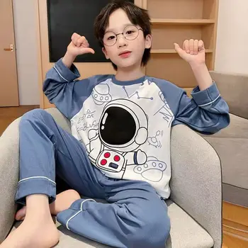 Loungewear Boy Pijamas para niños Pijama Conjuntos de pijamas Ropa Ropa de dormir Robe Ropa Madre Niños