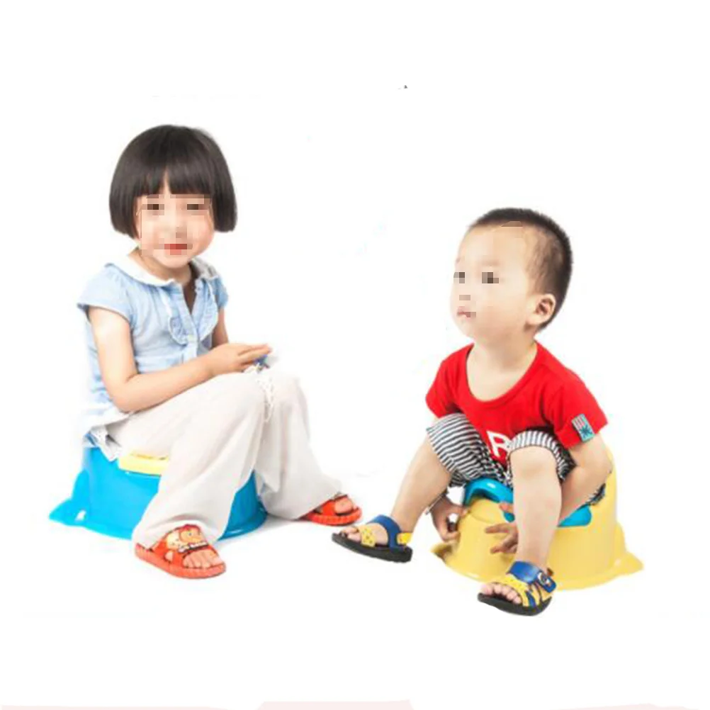 

1 шт., детский туалет, приучающий горшок для малышей, прочный пластиковый портативный легкий туалет