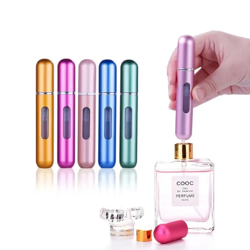 5ml Perfume Spray Bottle 3/6pcs Travel Subpackage Bottle Toner Bottle Cosmetics Bottle Sample Carrying