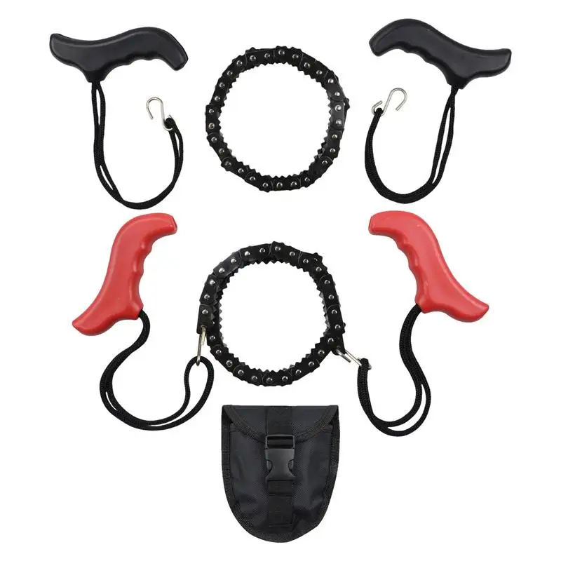 

Rope Chain Saw Folding Hand Saw Chain Hand Tool Portable Pruning Device For Wood Cutting Hunting Gear Survival Equipment Outdoor