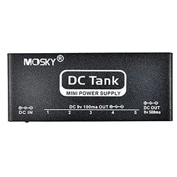 Mosky DC-Tank Mini Pedal Power Supply Guitar Effects Pedal 6 Isolated Output Power Short Circuit /Over Current Protection