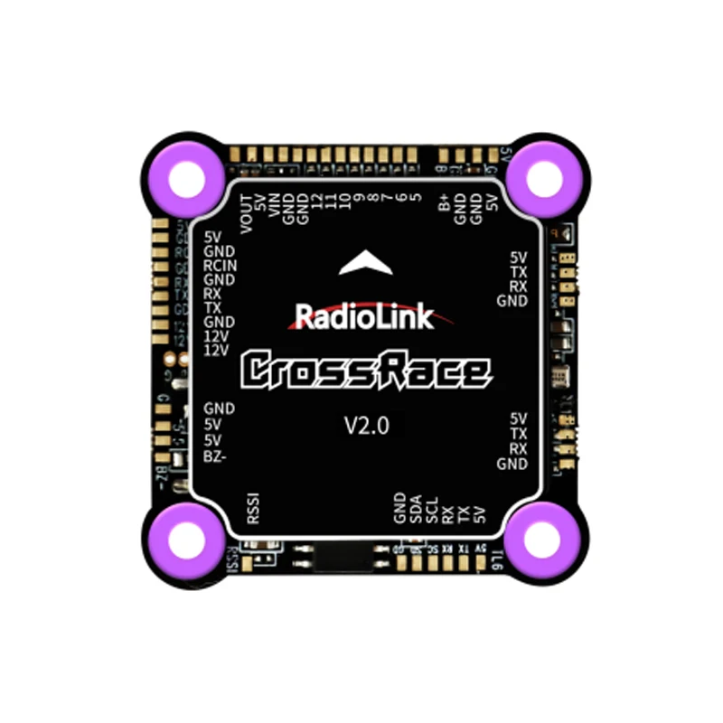 RadioLink CrossRace Flight Controller OSD-Modul Integrierter 12-in-1-Regler und ESC-Telemetrie unterstützt für RC-Drohnen-Bootsauto