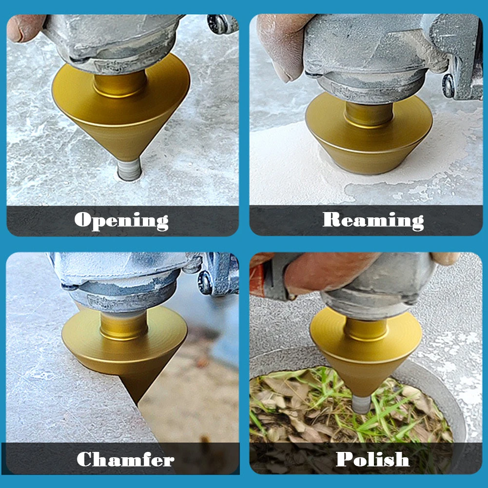 Umbrella-Shape Grinding Chamfer Tool Easy Use High Hardness Chamfer Head For Home