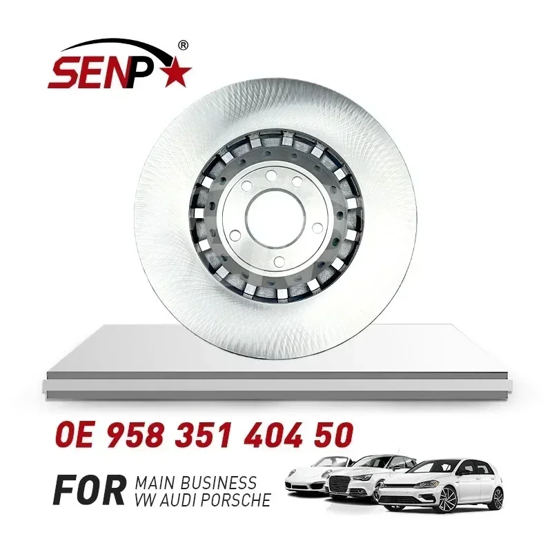 Sistema de frenos de coche SenPei de alta calidad para discos de freno delantero 92A PORSCHE CAYENNE OEM 958 351 404 50 95835140450