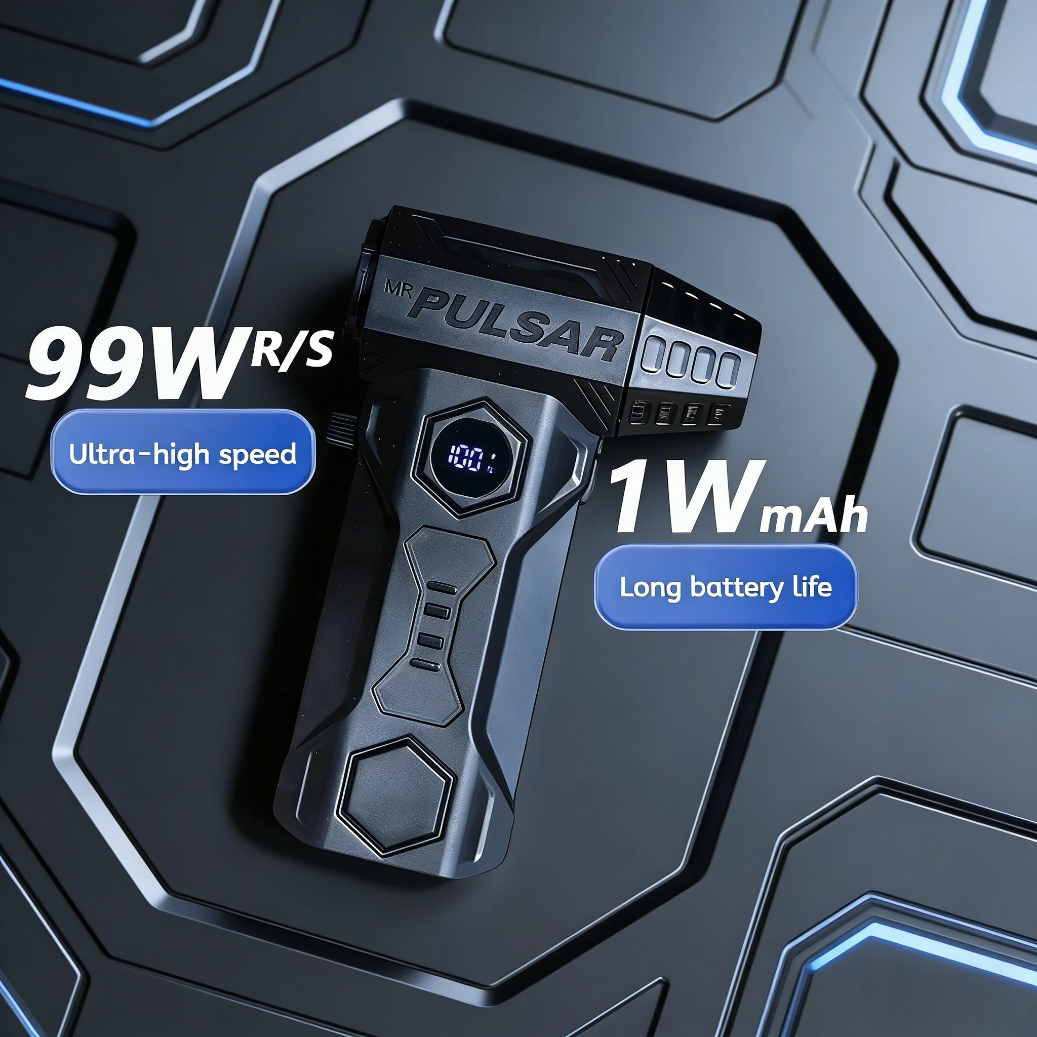 

Бесщеточный турбовентилятор X11Pro 550000 об/мин, 75 м/с, 10000 мАч, комплект для уборки автомобиля и дома