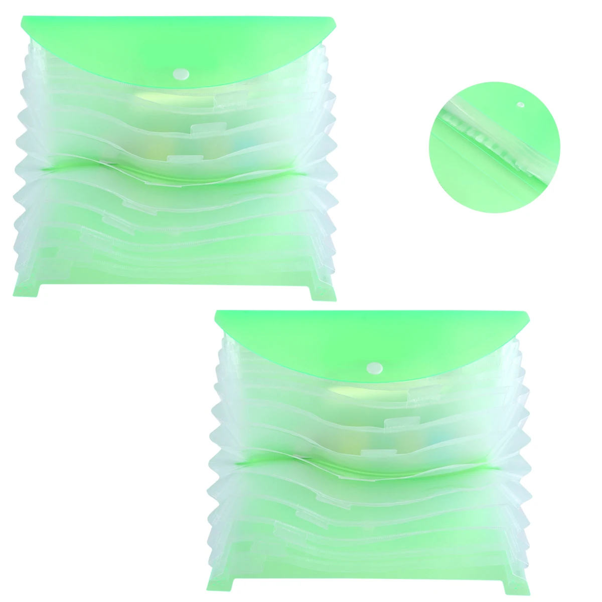 

File Folder Pockets Eco Friendly PP Material Portable Document ganizer Portable File Folder for Office Home Travel Use