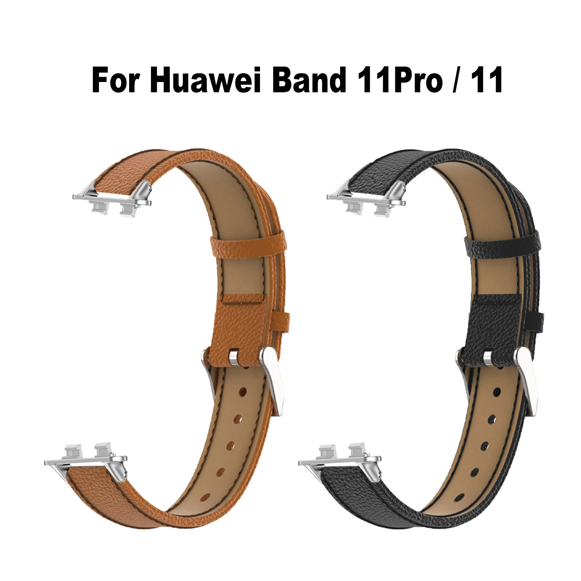 

Leather Sports Strap For Huawei Band 11 Pro Smartwatch Band Replaceable Bracelet Wristband For Huawei Band 11 Accessories Belt