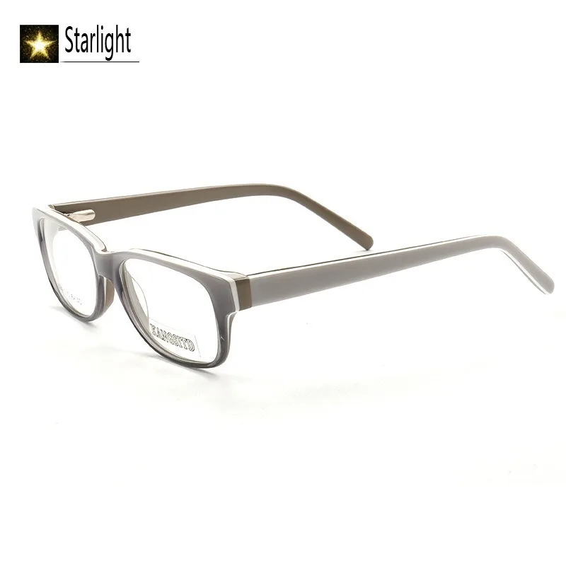 Kleine Quadratische Acetat Vintage Zwei-farbe Gläser Rahmen Mode Optische Männer Frauen Myopie Lesen Brillen Rahmen Rezept Mann