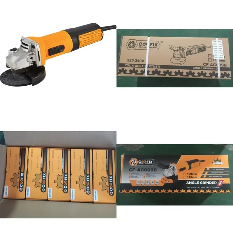 

【CHIMU HOME】 COOFIX CF-AG009B Electric Angle Grinder with Side Switch for Power Tools