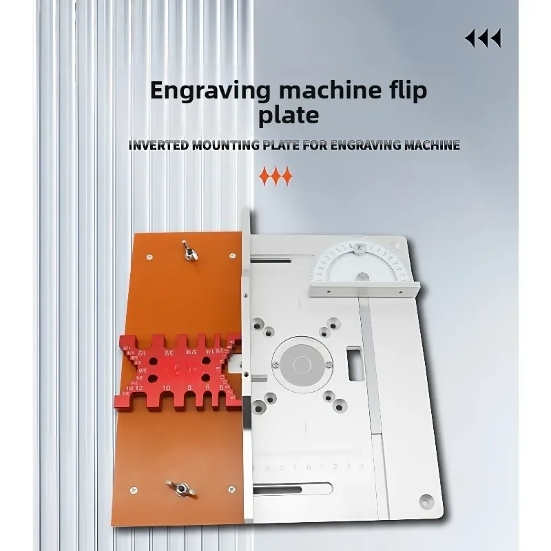 Woodworking bakelite milling chamfer trimming flip-chip board, engraving machine multi-functional tenon countertop