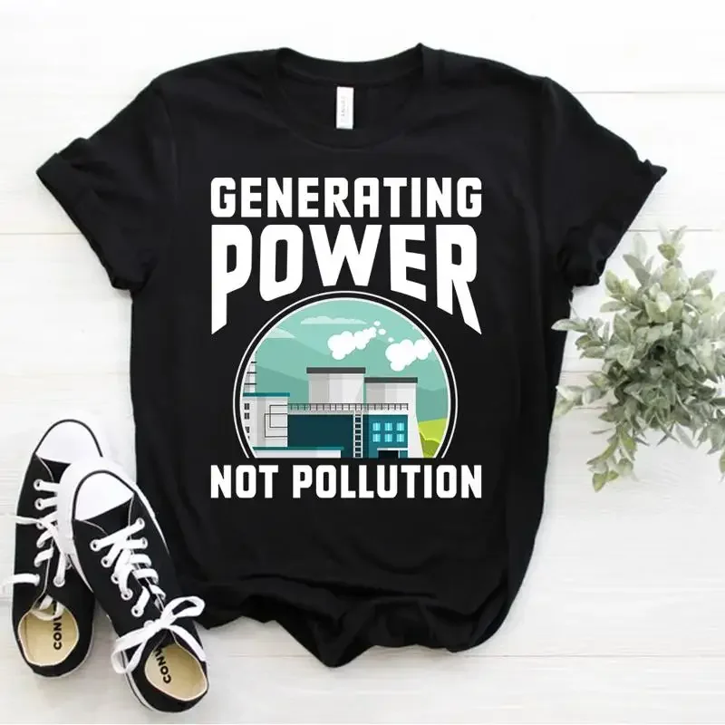 Generating Power Not Pollution Science Nuclear Engineering T Shirt Size S 5xl