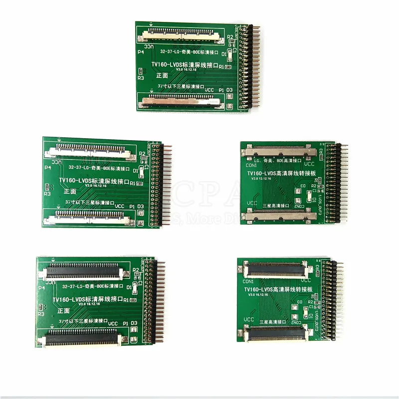 Original 6 Generation TV160 Mainboard Converter 4.3 Inch Display Screen for Repair LCD TV Test Tools LVDS to VGA Converter