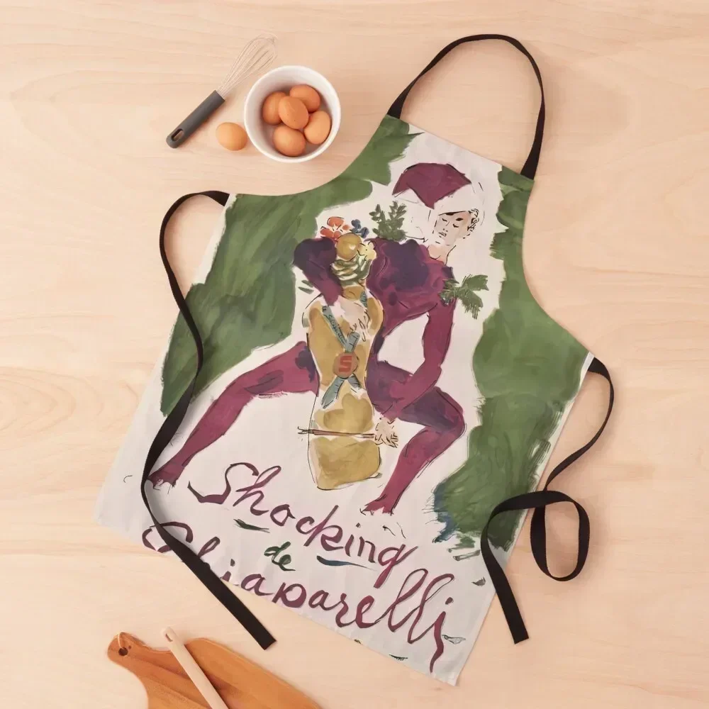 

The People Exhibition Schiaparelli de Shocking Apron Chef Uniform Woman Barista Kitchen Chef Apron