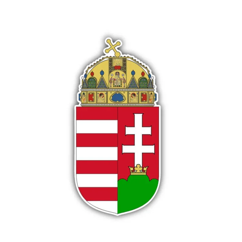 

Creative Decal Hungary Flag Coat of Arms Car Sticker Accessories