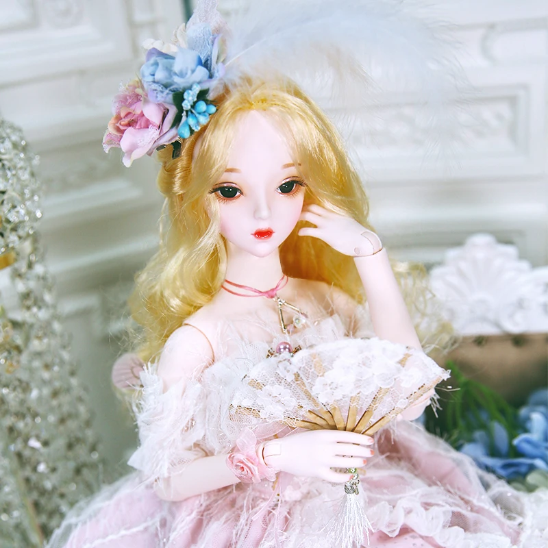 

1/3 BJD Dream Fairy 26 Movable Joints 62cm Ball Jointed Doll Fantasy Collection Makeup BJD Dolls DIY Toy Dolls for Girls