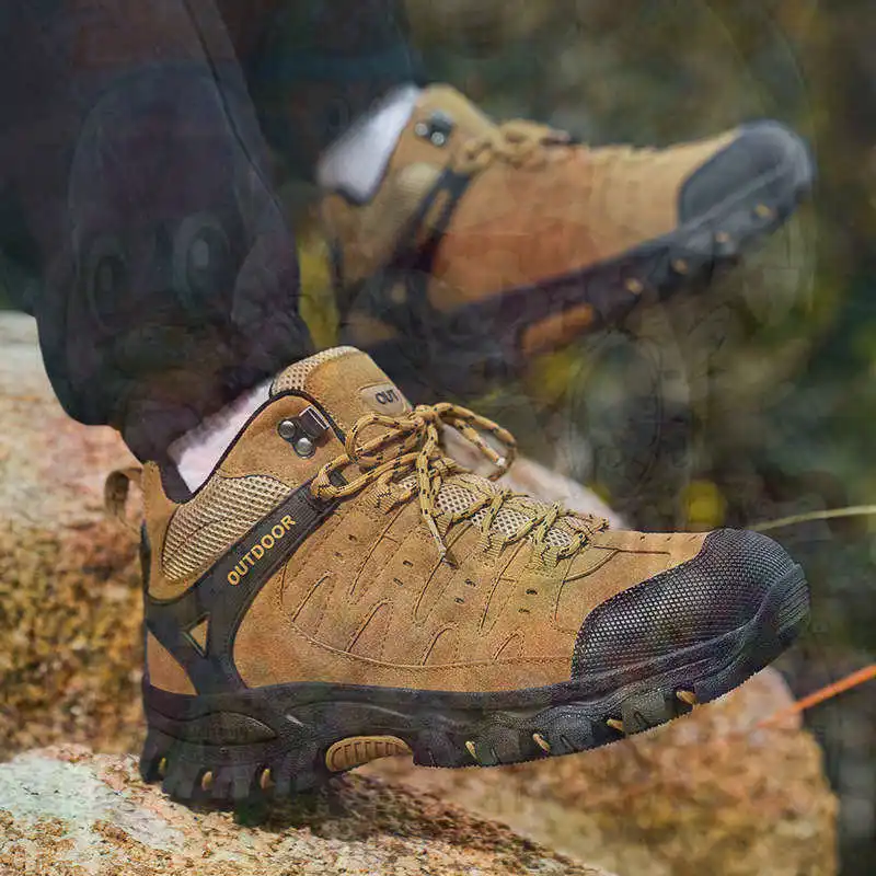 

Spring Natural Leather Brown Sneakers For Men Casual Mens Running Shoes Yellow Trainers Sport Special Offers Snekaers