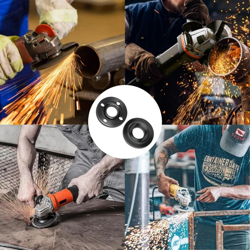 11 قطعة طقم مفتاح ربط زاوية 5/8-11 قفل معدني شفة يناسب Makita193465-4 Metabo B