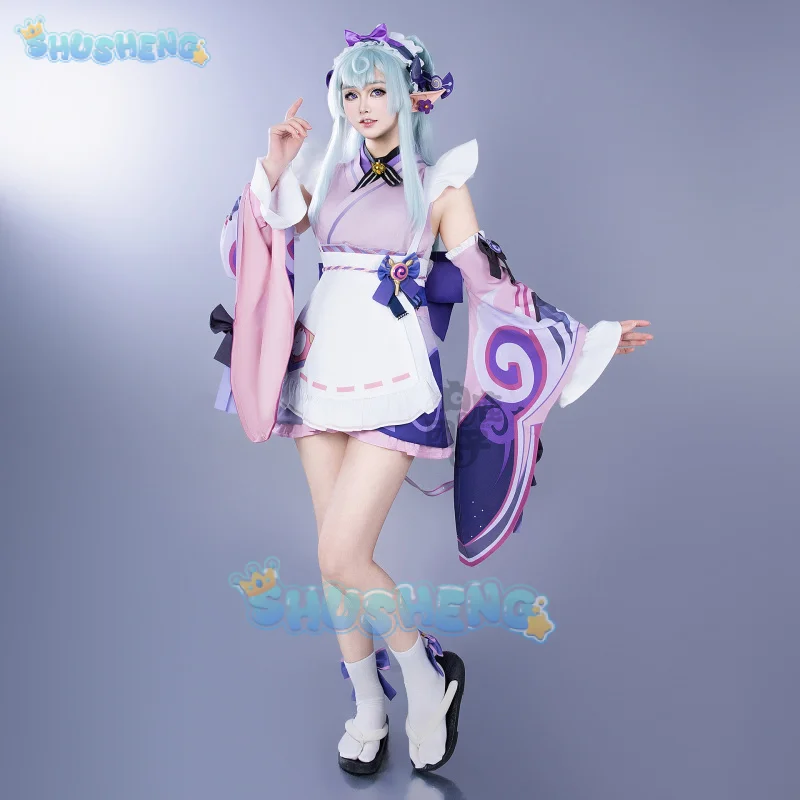 Genshin impacto yummatuki mizuki cosplay traje peruca avental headwear brincos jogo uniforme natlan festa de halloween para meninas femininas