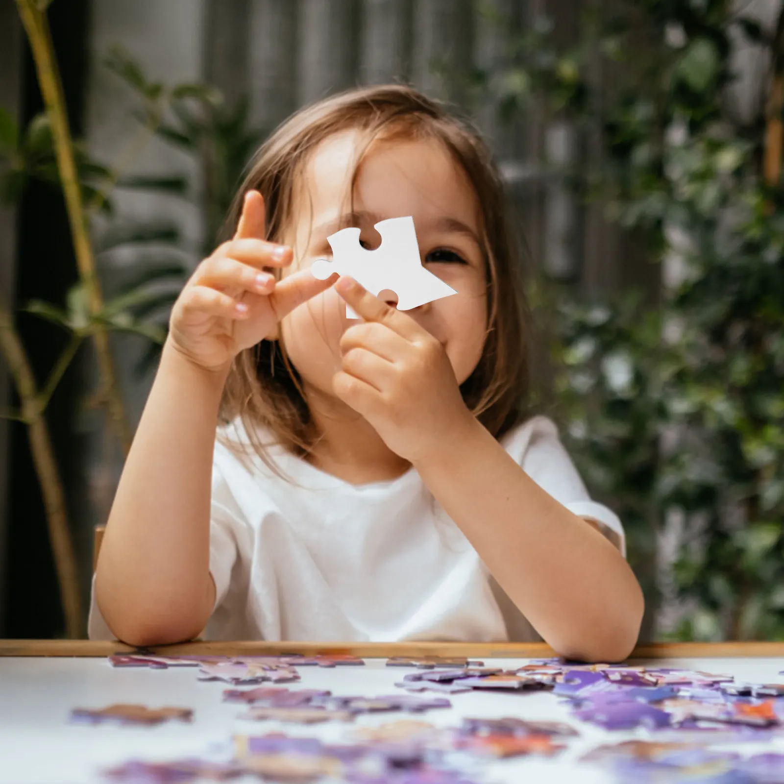 

4 набора заготовок для пазлов в форме звезды и сердца, DIY-пазлы для рисования, развития координации рук и глаз у детей, развития логического мышления