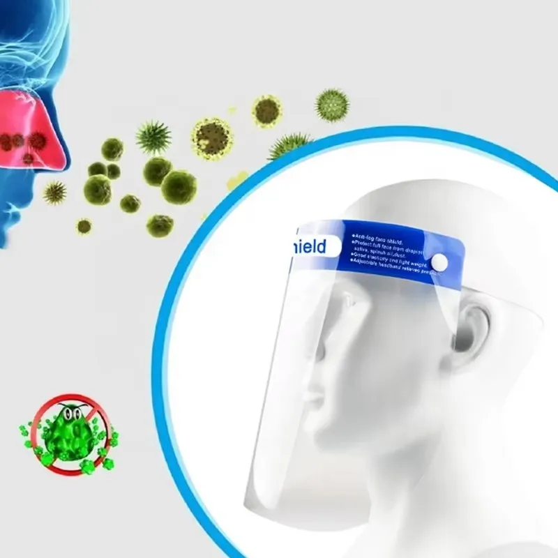 

Transparent Protective Face Shield Anti-visor Oil Spatter Mask Reusable Comfortable Dust-proof Anti-Fog Protection Visor