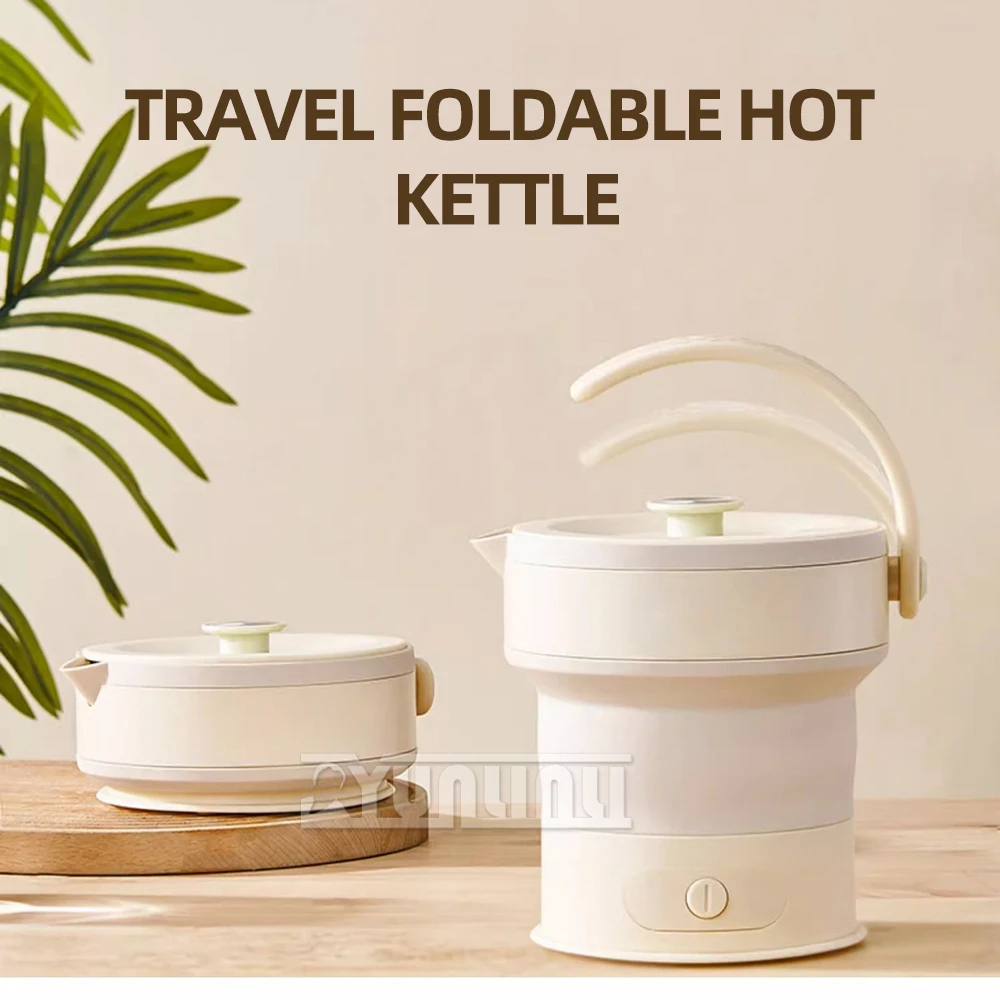 

Portable Folding Electric Kettle Multifunctional Travel Electric Kettle 600W Travel Must-have Gadget