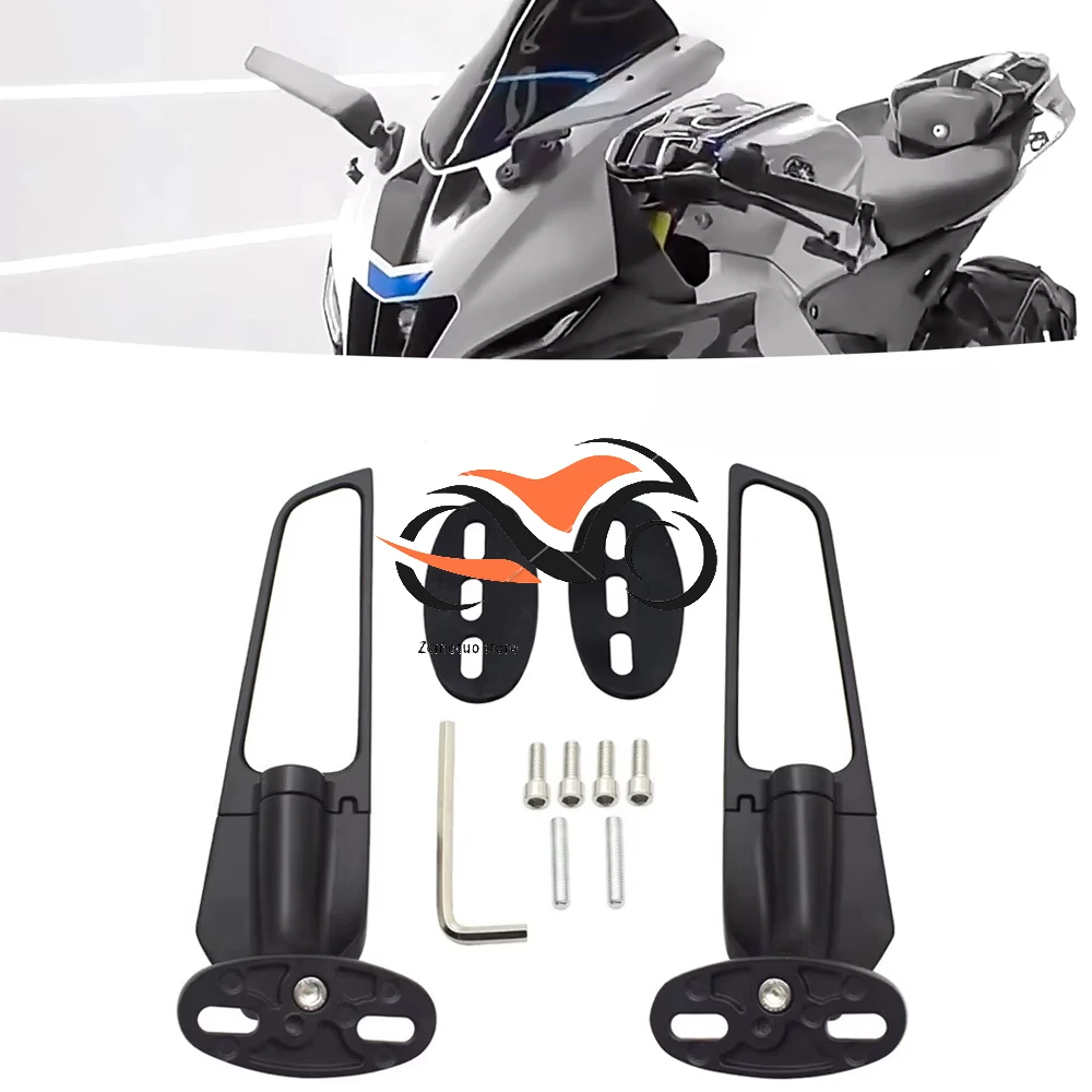 

For YAMAHA YZF-R1 YZF-R6 YZF-R7 2015-2024 Motorcycle Rearview Mirror Adjustable Wing Mirror Accessory for YZF R1 R6 R7 2024 2023