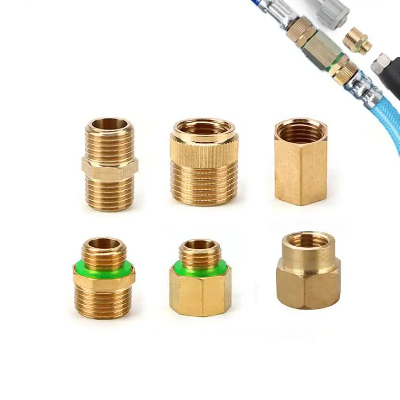 1Pcs Brass Reducing Straight Connector 14/18mm Leak Proof Adapter for Agricultural Sprayer Boom Connection Set Accessory