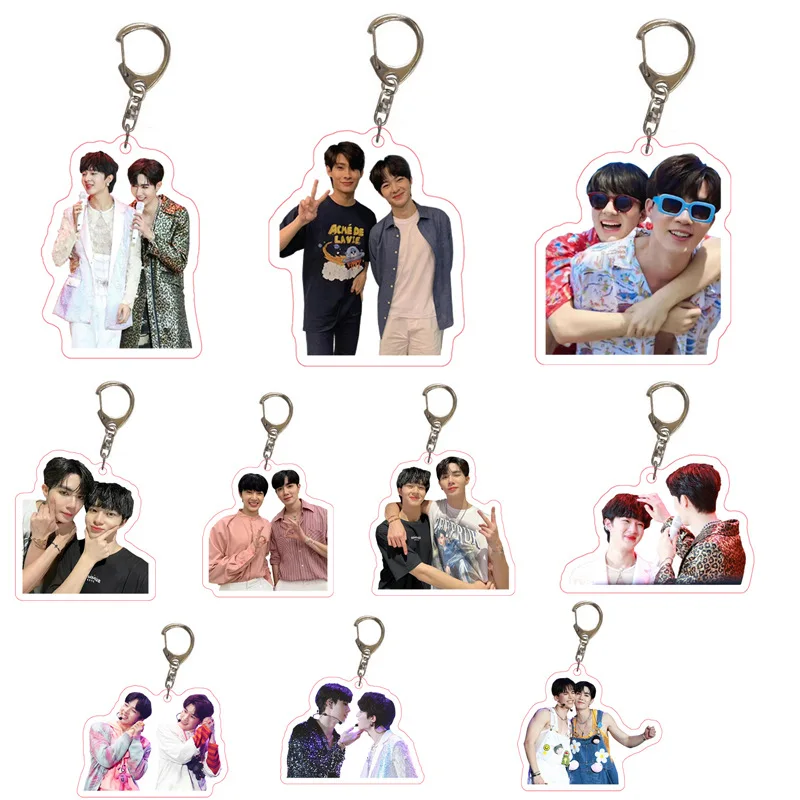 Thailand Couple Zeenew Peripheral Acrylic Pendant Schoolbag Keychain Gift