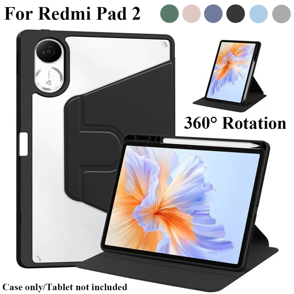 capa-para-redmi-pad-2-2025-11-polegadas-pc-360-°-capa-giratoria-com-compartimento-para-caneta-leve-resistente-a-arranhoes-preta-para-redmi-pad-2-2025