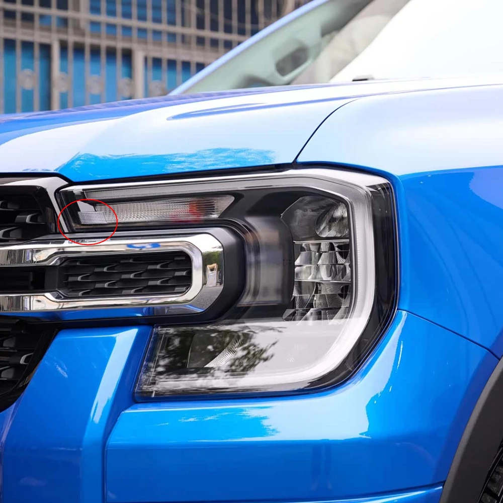 المصباح قذيفة عدسة شبكي لفورد رينجر 2022 2023 2024 الجبهة كشافات غطاء شفاف PC عاكس الضوء #5