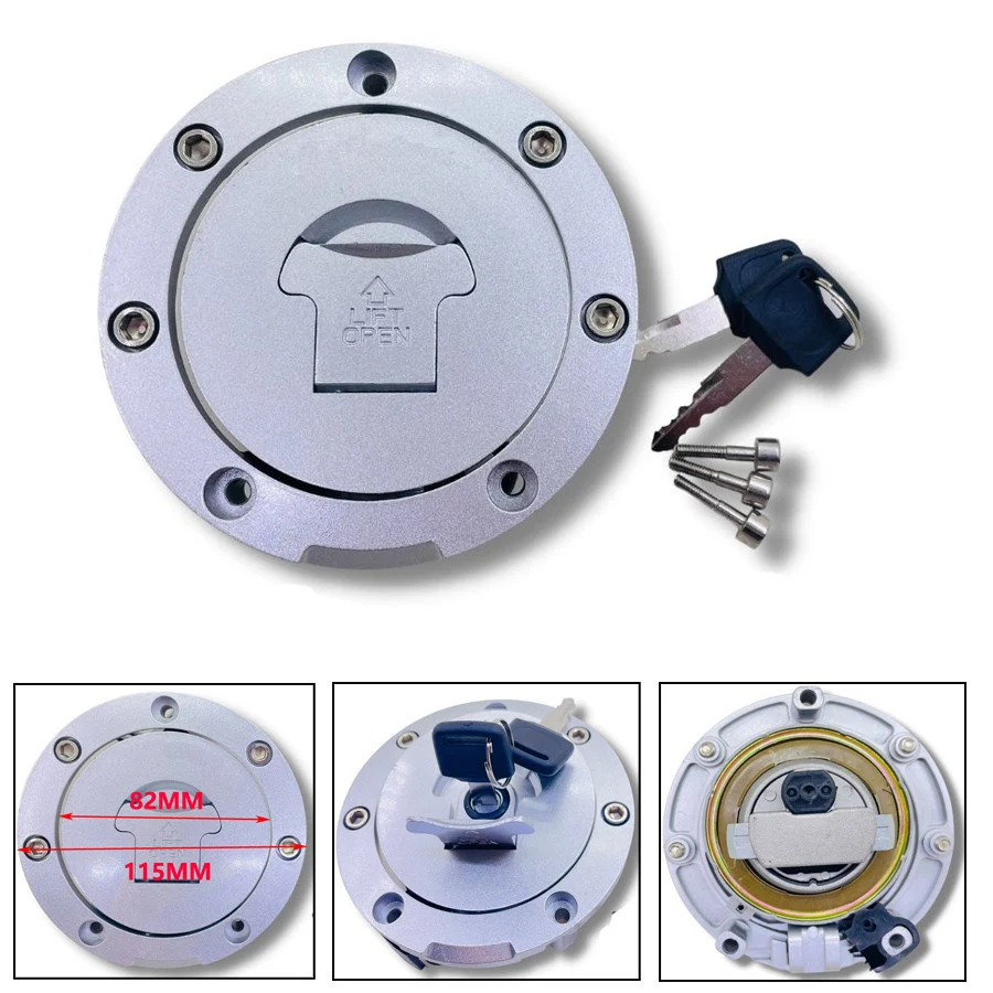 מכסה מיכל דלק לאופנוע Yecnecty Motos Gas Cap עבור Honda CB400SF CB400F CB400VTEC CB500 CB600 CBR19 CBR22 VFR30 CB-1 CB400