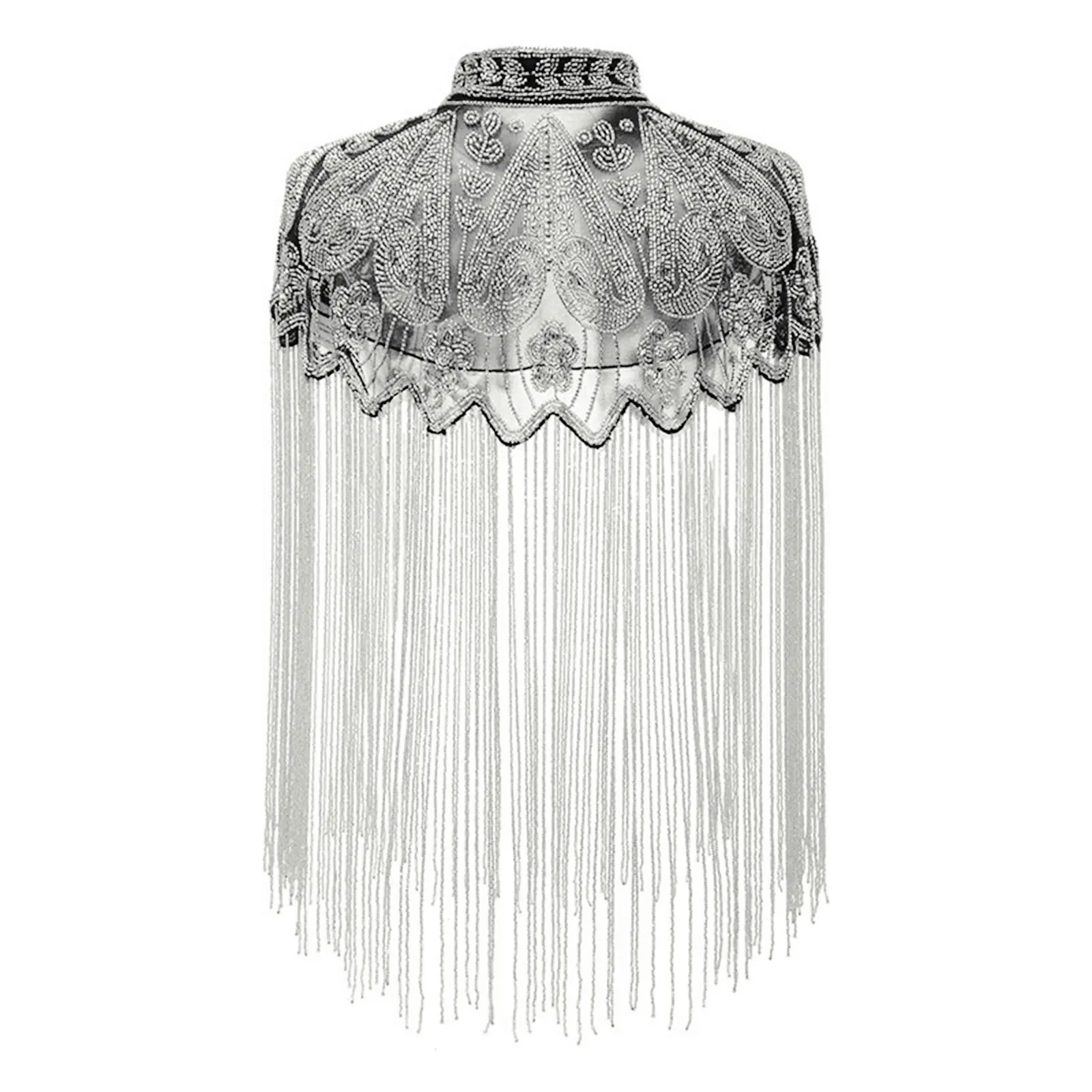 فساتين سهرة مطرزة بالترتر للنساء مهدب شال يلتف فساتين الزعنفة ديكور فني لحفلات الزفاف