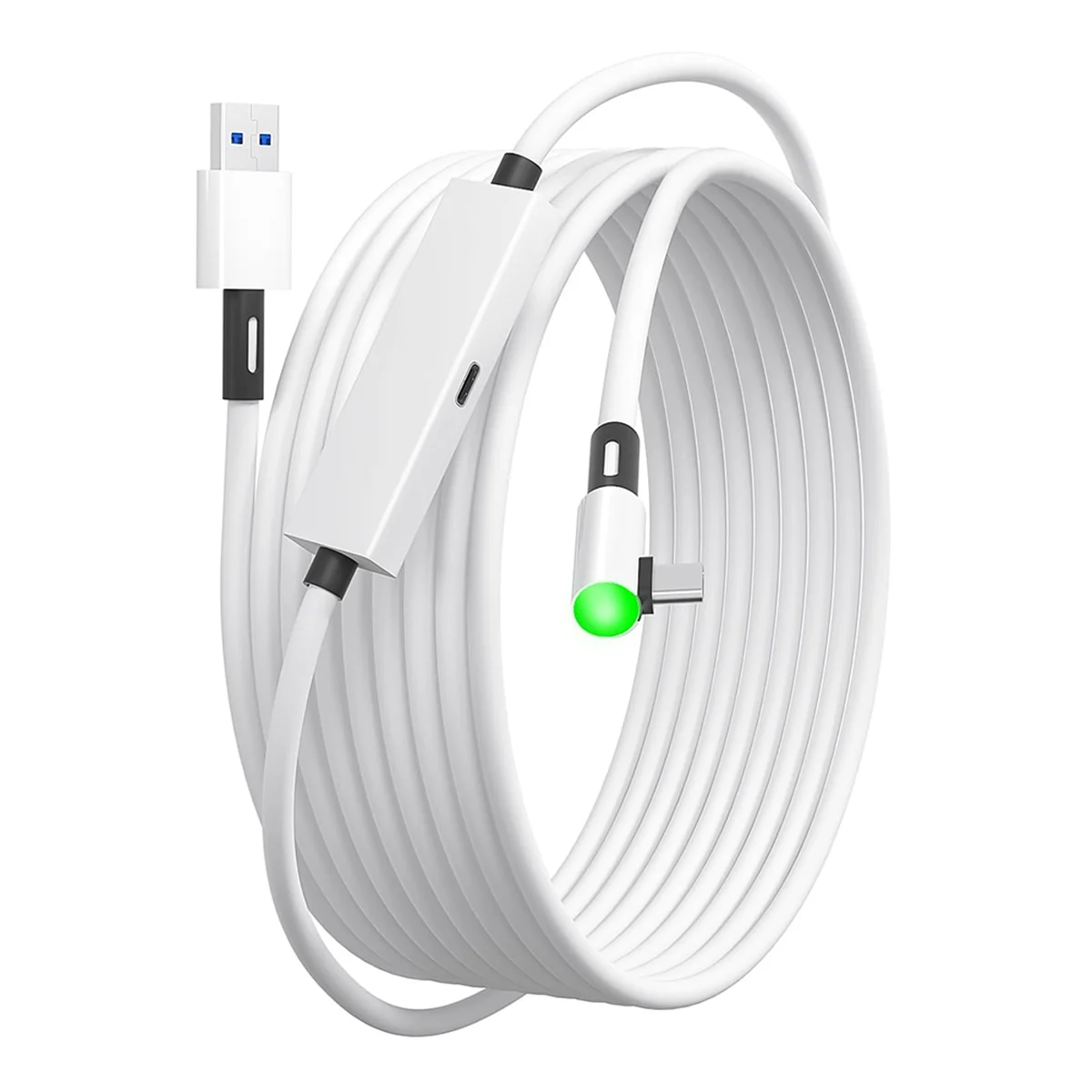 USB3.2 Gen1 VR Link Cable Fast Charge VR Cable with Light for 3S 3 2/ Neo 3/ 4 VR Accessories-ABFB