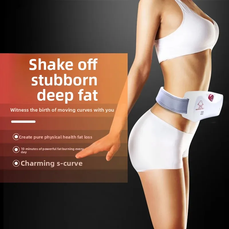 Lazy Shaking Massage Belt Abdominal Muscle Relax Device Portable Home Body Shaper Fitness Vibration Plate Workout Training Gear