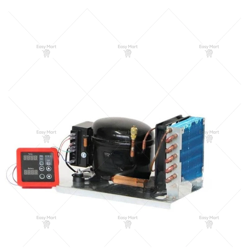 12V 24V  BD25HC DC Compressor Condenser Car Refrigerator Solar Freezer Marine Refrigerator