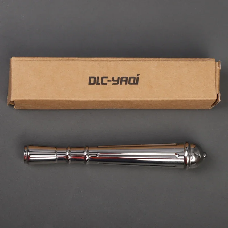Yaqi Teardrop Polished Stainless Steel Men Safety Razor Handle 8-14.7mm Diameter And 90mm Handle Length Male Shaving Companion