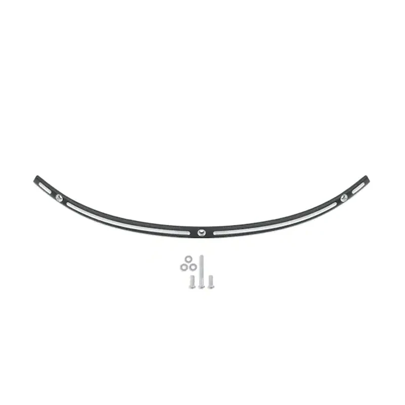 

Modified electroplated windshield bead, three-wheel black windshield decoration