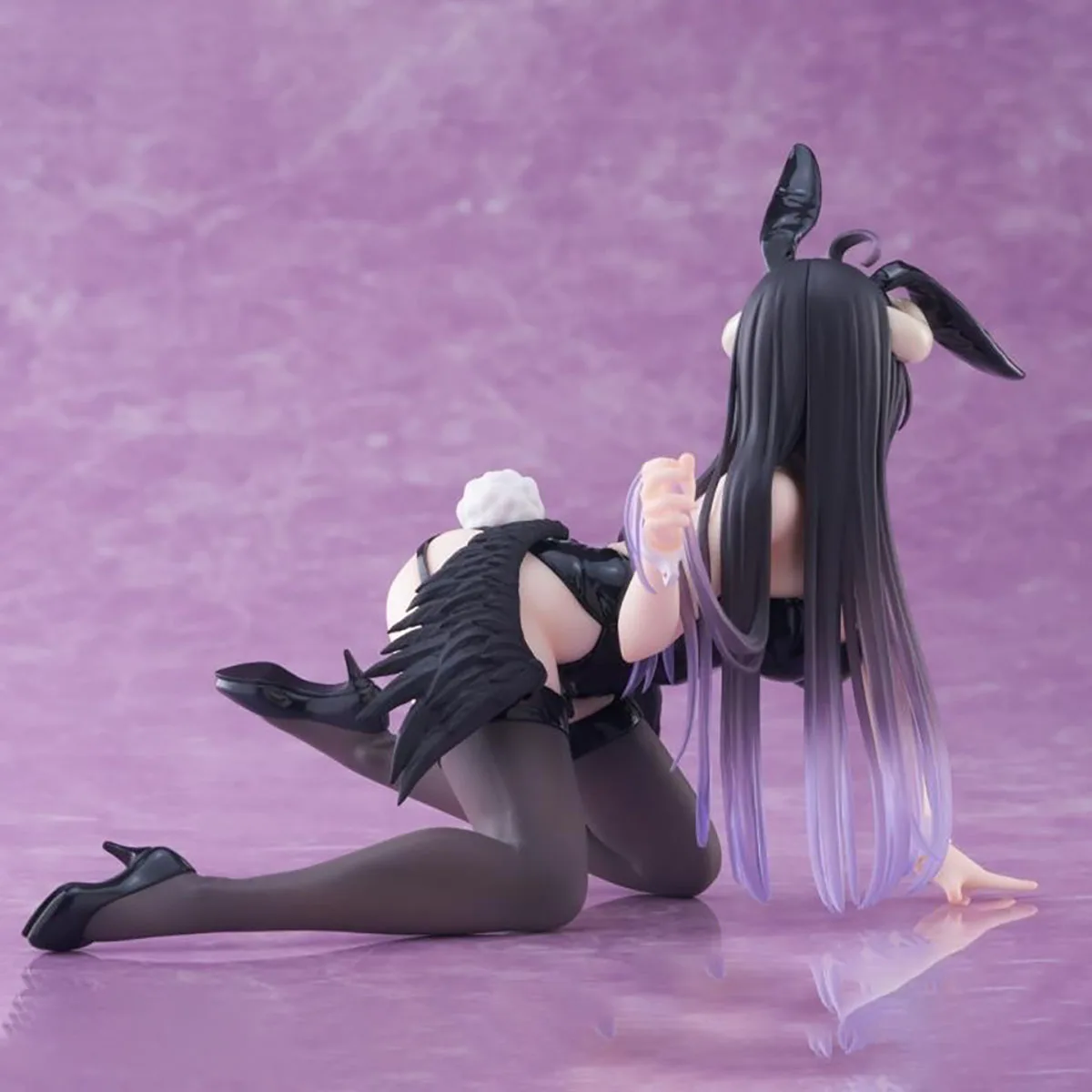 TAiTO  Desktop Cute OVERLORD Albedo Bunny Ver.anime Figure Action Figure Model Decoration Garage Kit Collection Series