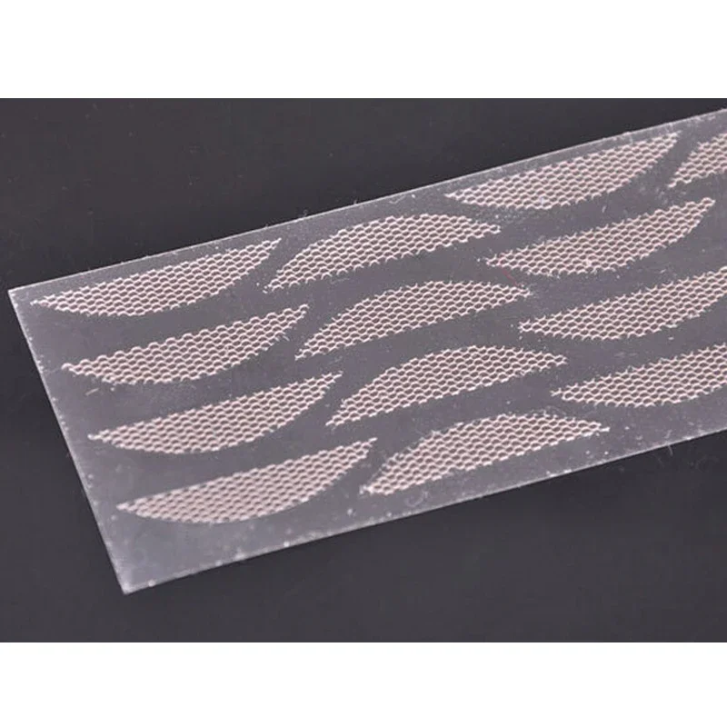240 pièces dentelle paupière autocollant femmes maquillage Eyeliner bandes Invisible maille Double paupière bande pour les yeux maquillage beauté paupière outil
