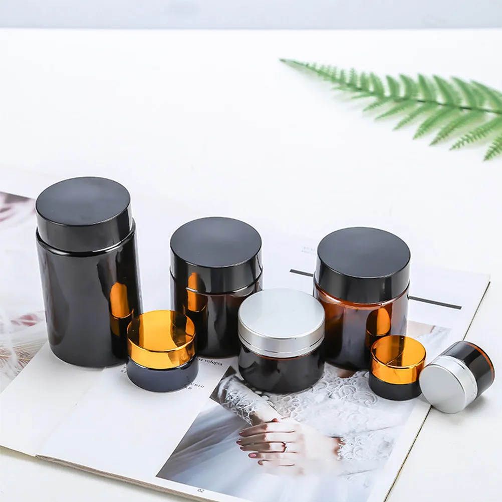 

15Pcs Portable Lightweight Reusable Sub-Packing Cosmetics Bottle Empty Cream Container for Travel Business Camping Sample