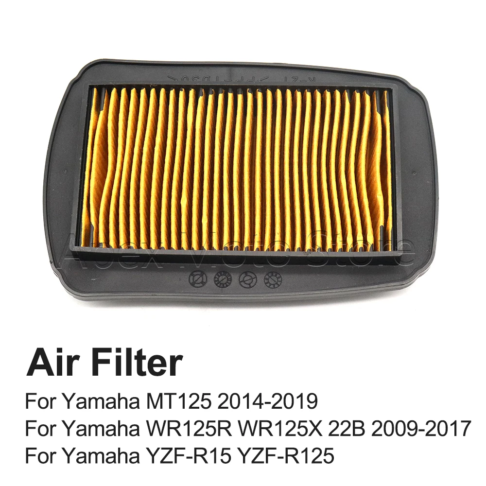 

Motorcycle Accessories Air Filter Intake Cleaner For Yamaha MT125 WR125R WR125X YZF-R15 YZF-R125 2008 2009 2010 2011-2019