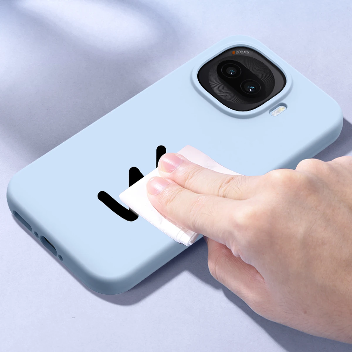 Funda de silicona líquida suave a prueba de golpes para VIVO iQOO Z11 Turbo Z10 Turbo Pro Z9, funda protectora delgada de forro polar, paquete minorista