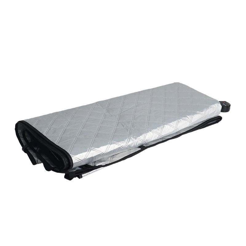 Silver 600D Luxury Windshield Sun Cover For RV Motorhome Car Anti Snow Ice Frost Dustproof Waterproof UV Protection Outdoor
