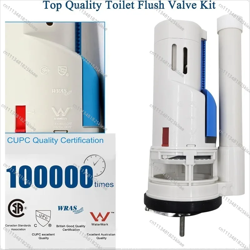 For Toilet 2 Inch Drain Valve Assembly, Double Press Flush Valve THU338N